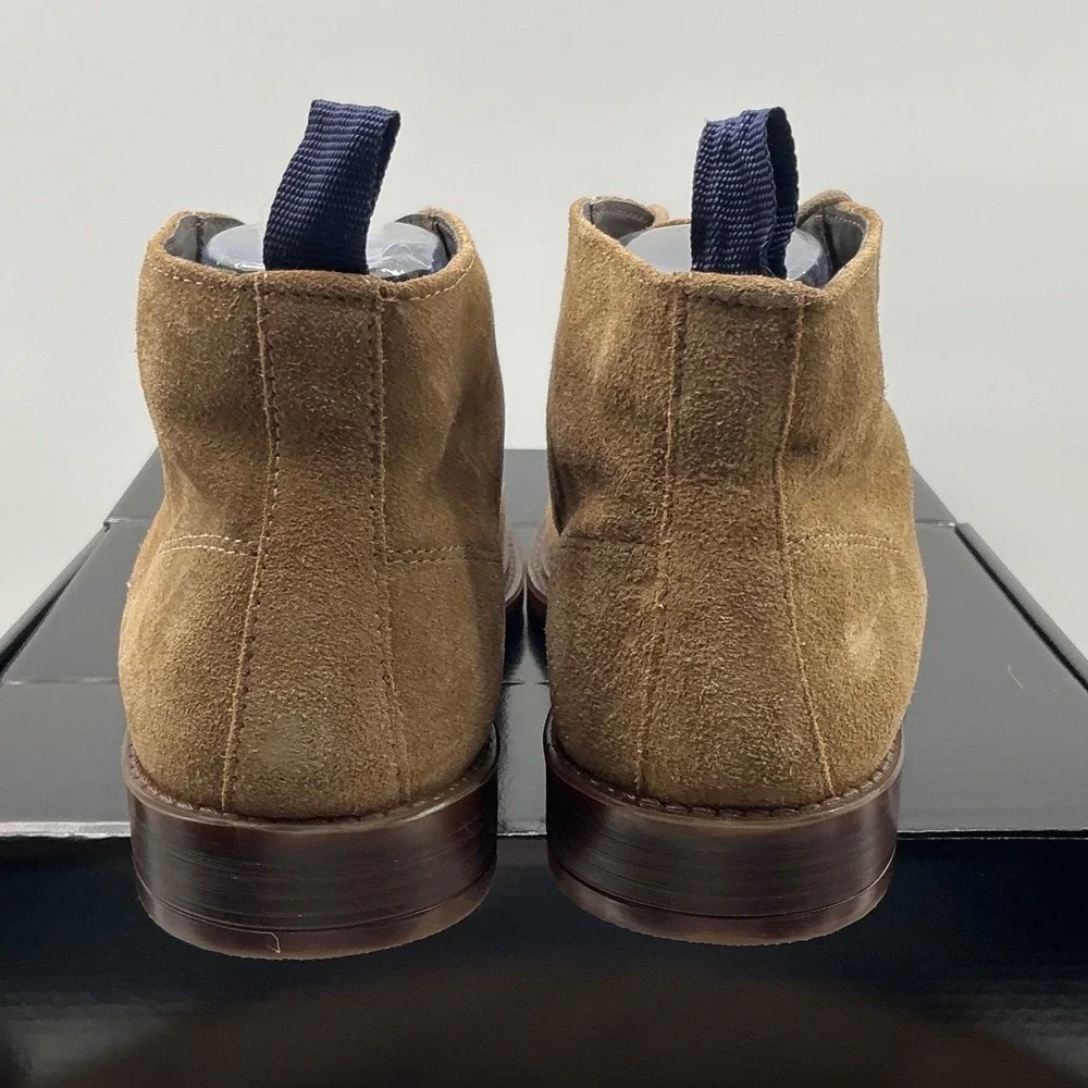 Steve Madden P-Hemet 275 Mens Taupe Suede Leather Chukka Desert Boots Size 9